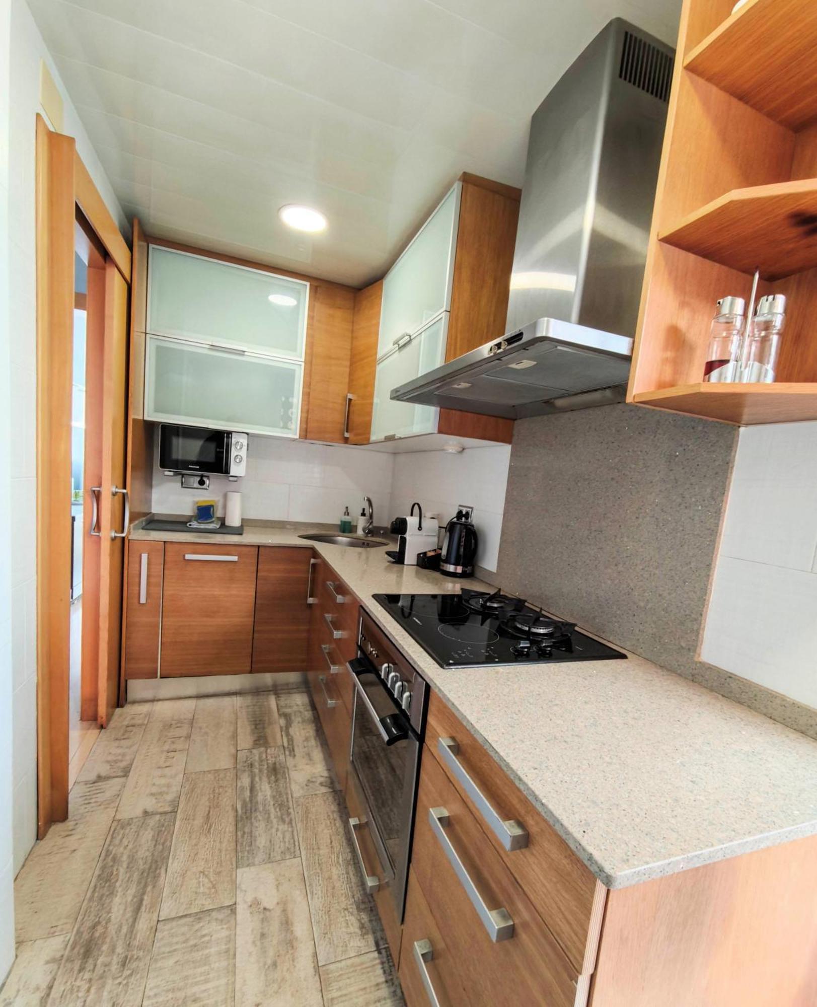 Apartamento Playa Con Piscina Parking Y 2 Habitac Кастелдефелс Екстериор снимка